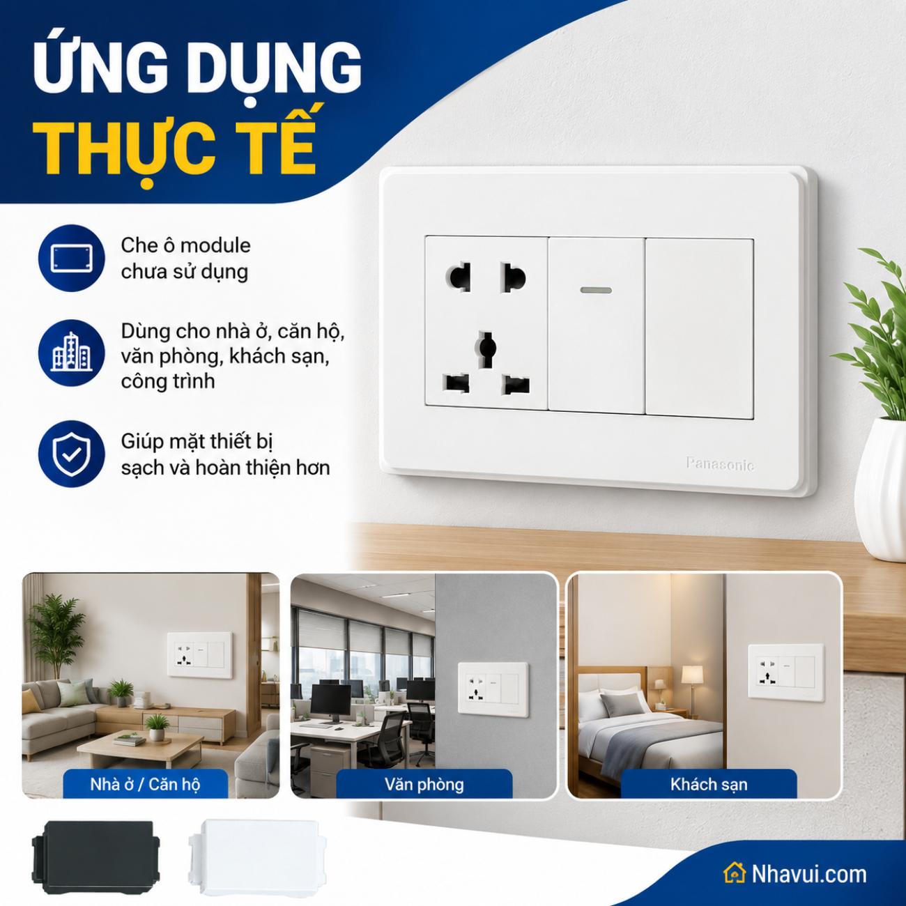 Nút trống Panasonic WIDE Series